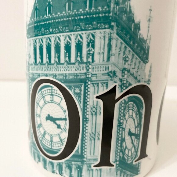 2002 Starbucks London City Mug Collector Series England Big Ben 20oz - Picture 16 of 16